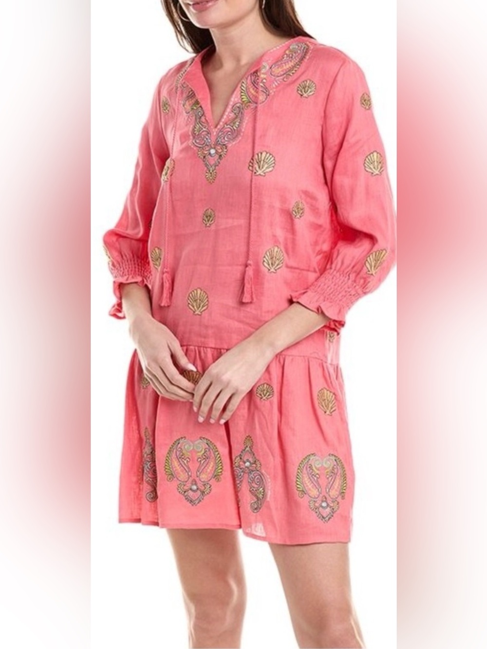 Tyler Boe Niki Linen Topper Dress M